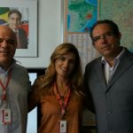 02 – Prefeito Paulo Almeida com o presidente da COHAB – Alessandro Marques e sua assessora Luciana Almeida